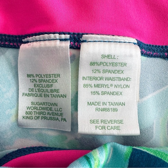Lilly Pulitzer Weekender Luxletic Crop Leggings Tropical Bright Colors Size XL - Picture 8 of 14